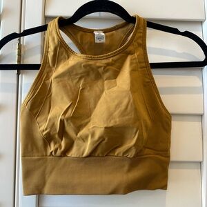Lululemon Mustard Tank Top / Sports Bra